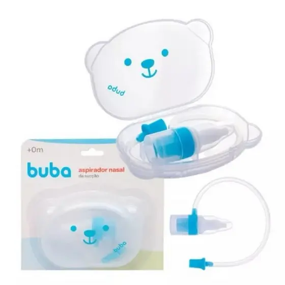 Aspirador Nasal Seringa Lavador Kit Buba