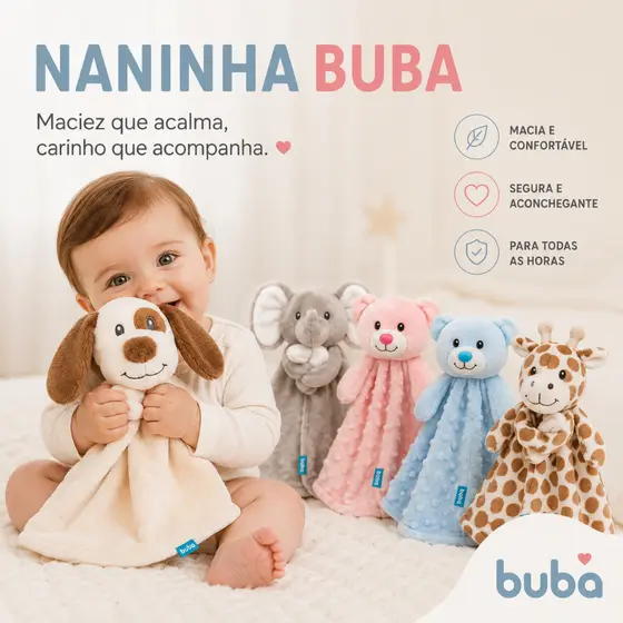 Naninha Para Bebe Buba Antialérgica