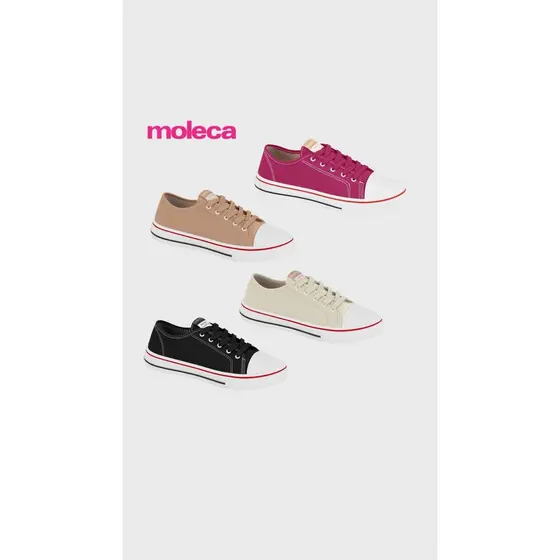 Tênis Feminino Moleca Lona Sider