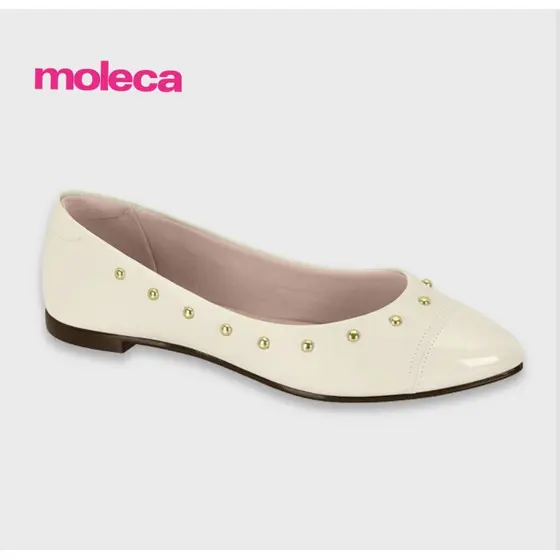 Sapatilha Feminina Moleca Bico Fino