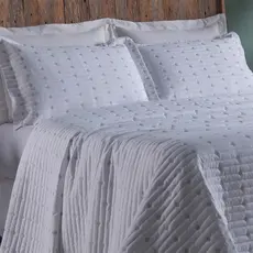Cobre Leito Decor Para Cama SOLTEIRO / CASAL / QUEEN / SUPER KING Percal 200 Fios Bordado