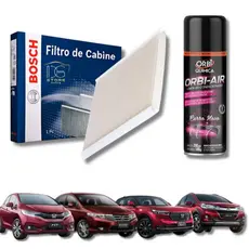 Filtro De Ar Condicionado Honda Civic, City, Hrv, Fit, Wrv e Crv - Bosch Cb0554 0986bf0554