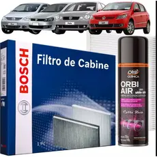 Filtro Ar Condicionado Vw Gol, Voyage, Saveiro G5 G6 G7 G8, Fox, Nivus, Polo, T-Cross, Virtus, A1