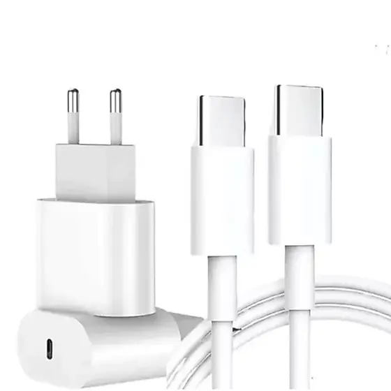{ORIGINAL} Carregador 35W iPhone 15/16/17 & Android Tipo C Turbo COMPLETO