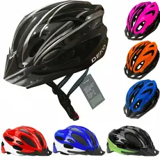 Capacete Ciclismo [M/G] com LED Traseiro + Viseira Ajuste Regulagem Bicicleta Adulto Bike Urbano/MTB