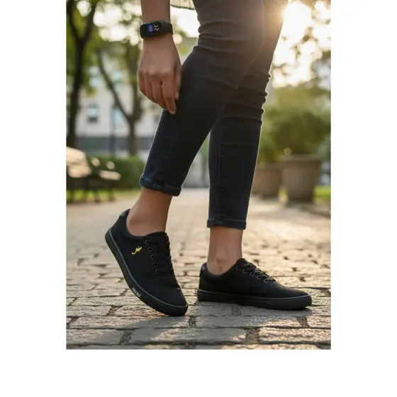 Polo Blu Tênis Masculino Infantil Juvenil Casual Cano Baixo com Relógio Digital