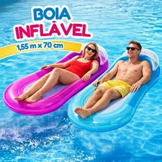 Boia Colchão Inflável 155x70cm Para Adulto Piscina Verão