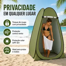 Barraca Trocador Banheiro Trocador De Roupas Camping Tenda Portátil Automática