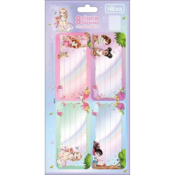 Etiqueta Escolar Adesiva Jolie TILIBRA - C/ 8UND