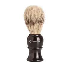 Pincel De Barbear Barba Cerda Natural Uso Profissional E Doméstico - Basicare