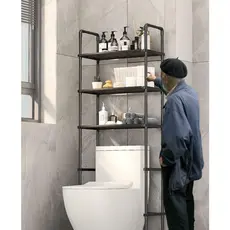 Prateleira Rack para Banheiro Com Prateleiras Resistentes Organizadoras Para Organizar Banheiro