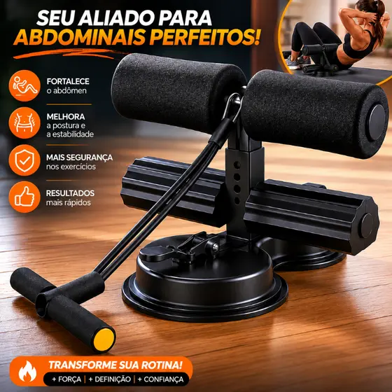 Abdominal Com Ventosa Equipamento Fitness Portátil Para Treino Em Casa Unissex