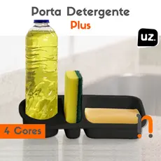 Porta Detergente Pia Cozinha Porta Sabão e Esponja Plus