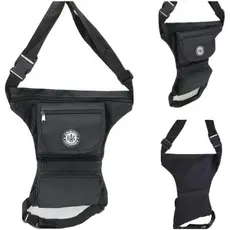 Pochete Cartucheira De Perna, Motoboy, Camping Paintball Camuflada e Preta