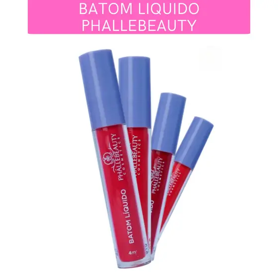 Batom Líquido Phallebeauty Alta Fixação 4ml