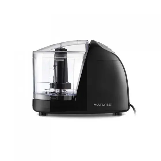 Mini Processador de Alimentos Jarra de 350ml c/ Lâminas Inox 220v-100w Preto Multi - CE077