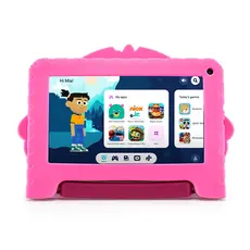 Tablet Multi Patrulha Canina Skye com Controle Parental 7 pol 4GB RAM 64GB Android 13 Quad Core + Case + Wi-fi - NB422