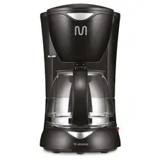 Cafeteira Elétrica 15 Xícaras Jarra de Vidro c/ Filtro Reutilizável e Colher Dosadora 220v - 550w Preta Multi - GO036