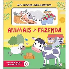 Livro Meu Primeiro Livro Magnetico - Animais Da Fazenda