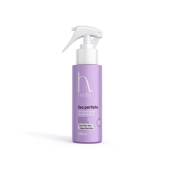 Leave-in Spray Multifuncional Liso Perfeito 120mL Hydra Cosméticos