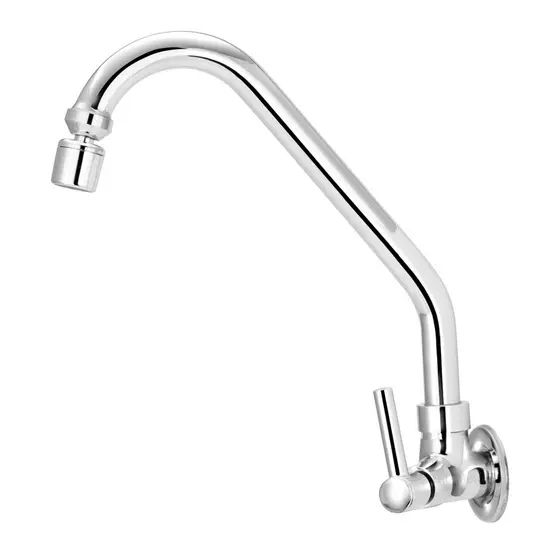 Torneira Cozinha Parede Bica Movel Arejador Articulado 1/4v