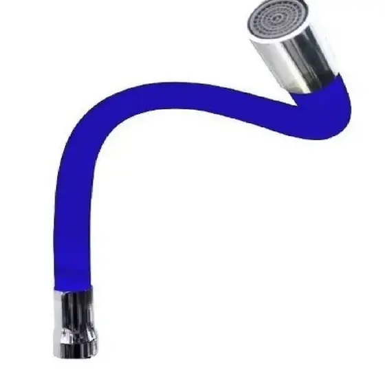 Tubo Gourmet Azul Reposição Torneira De Cozinha Parede/Mesa