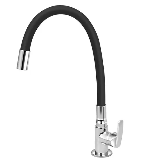 Torneira De Cozinha Fecho Rápido Gourmet Preto/Black Pratica