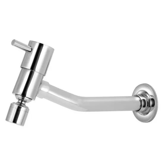 Torneira para Tanque/jardim/cozinha Reta Parede Metal 1/4v