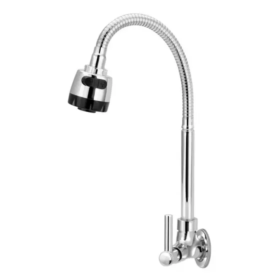 Torneira De Cozinha De Parede Tubo Gourmet Luxo 1/4v.