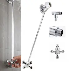 Registro Externo Misturador Extensor 30cm Chuveiro Adaptador 1/2 3/4 Ducha Aquecimento Solar E Gás