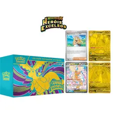 Kit Cartas Avulsas Pokémon Heróis Excelsos – Kit de Até 40 Unidades ou 10 + 10 Brilhantes