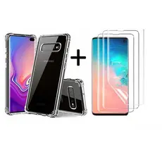 Capinha Anti Impacto + Pelicula Gel Galaxy S10 S10 Plus S10e
