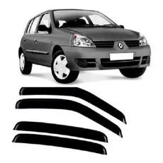 Calha De Chuva/defletor 4pts Todos Renault Clio 11001a