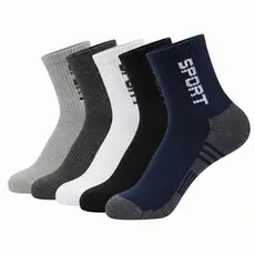 Kit 3, 6, 9 ou 12 Pares Meia Masculino Cano Médio Algodão Sport Tamanho Único 38 - 44
