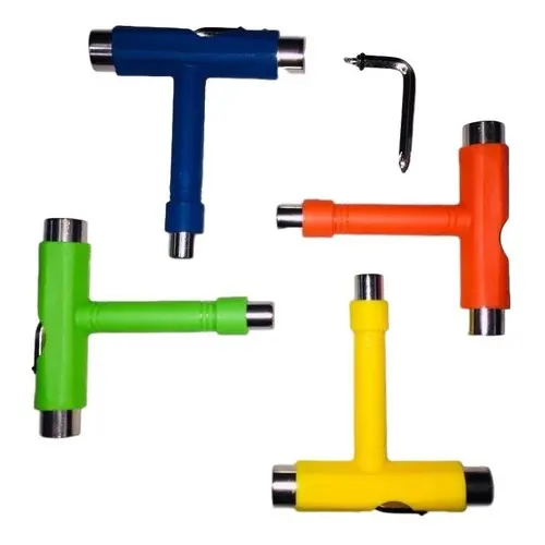 6 Chaves T P/ Skate E Longboard - Ferramenta Tool Skate Shop Nota Fiscal incluida NF