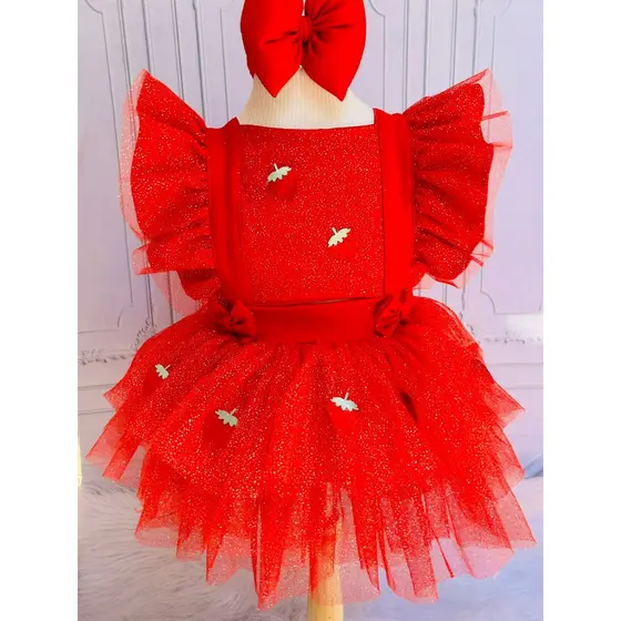 romper morango rosa salopete morango vermelho moraguinho