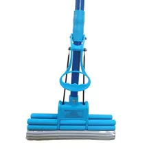 Rodo Mágico Flex Refil Cinza Cabo Regulável Telescópico Refil Cinza Esfregão PVA 27 cm e Balde Dobrável 10 litros