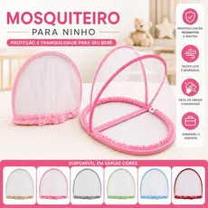 Mosquiteiro Universal Para Ninho Redutor De Berço Promoção