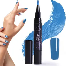 Caneta Esmalte Gel 3 em 1 Gwen LED/UV Base Top Coat - Mecanismo de Torção Prático