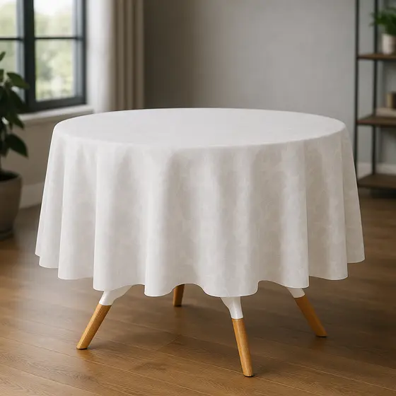Lançamento Toalha de Mesa Redonda Jacquard de Alta Qualidade Original Promoção