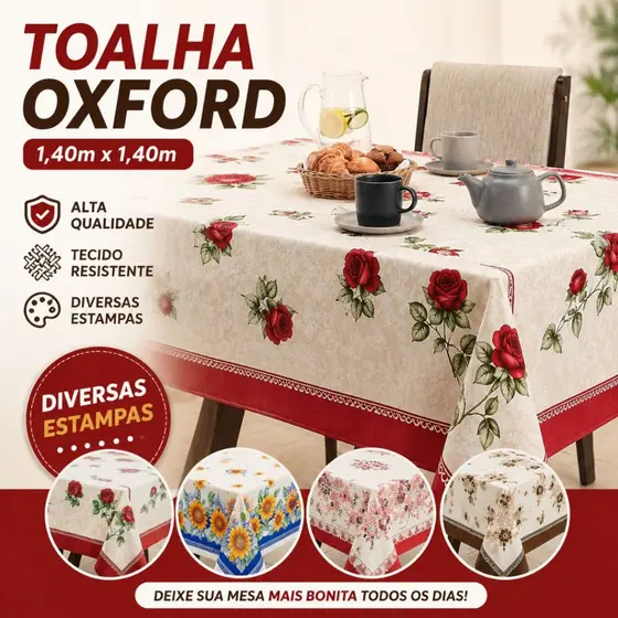 Toalha de Mesa Grande 4 Lugares florida Linda e alta qualidade frete grátis