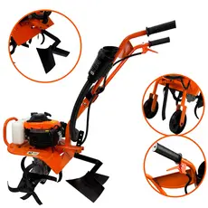 Motocultivador de Solo a Gasolina 3,6HP 53cc com Lâminas Cultivadoras + Sulcador FAK530MC Carbon Fak