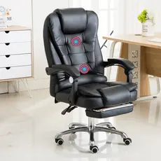 Cadeira De Escritório Presidente Reclinável Ergonômica com Massagem