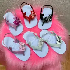 Kit 2 Pares Chinelo Bebê Sandália Infantil Menino Menina LAÇO