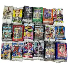 Kit 200 Cards Figurinhas Com 50 Pacotinhos Personagens Sortidos Para Bater Bafo Trocar Cartas