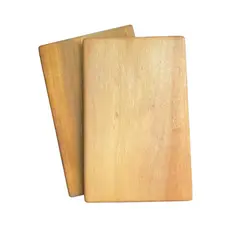 Kit 2 Tábua de Corte Madeira Nobre Muiracatiara resistente a cupins Retangular 28cm