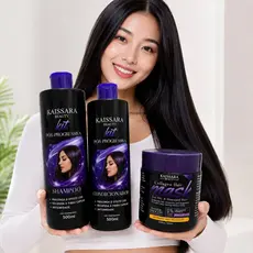 KIT 3 Produtos KAISSARA PÓS PROGRESSIVA - Liso Imediato - Shampoo, Condicionador e Máscara 3x500ml