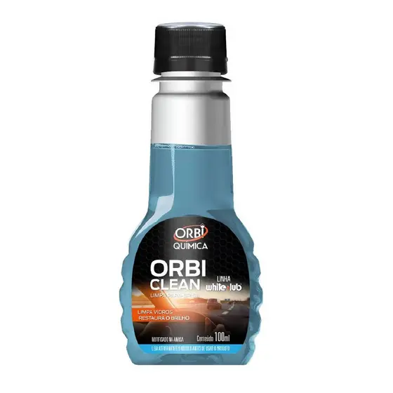 Limpa Vidro Parabrisa Detergente Automotivo Orbi Clean 100ml