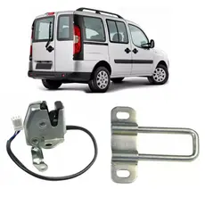 KIT FECHADURA PORTA TRASEIRA BAU + BATENTE PORTA TRASEIRA BAU DOBLO E DOBLO CARGO