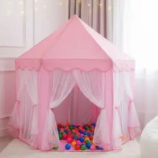 Tenda Rosa Barraca Cabana Infantil Mundo Das Princesas